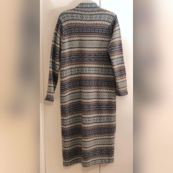 TALBOTS Nordic Sweater Coat W/ Horn-Toggle Buttons - Picture 2 of 8